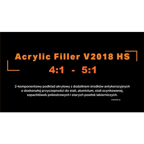 MASTER V2018 4:1 PODKŁAD czarny antykorozyjny na STAL ALUMINIUM OCYNK 360