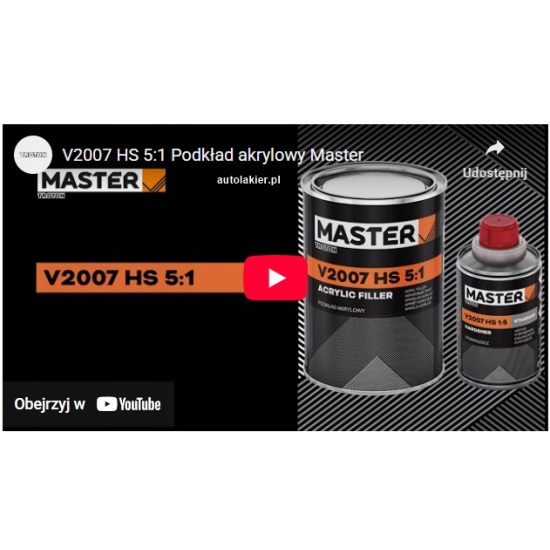 2,5+0,5 nr 3 PODKŁAD MASTER V2007 RAL 7012 grafitowy WYPEŁNIAJĄCY 2185