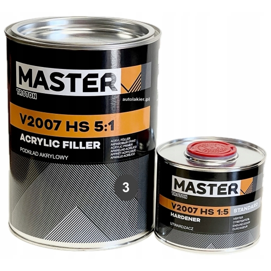 2,5+0,5 nr 2 PODKŁAD MASTER V2007 RAL 7046 ciemnoszary WYPEŁNIAJĄCY 2185