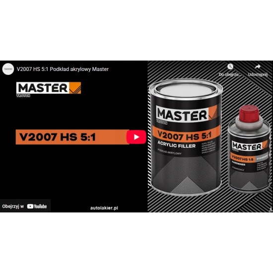 2,5+0,5 nr 2 PODKŁAD MASTER V2007 RAL 7046 ciemnoszary WYPEŁNIAJĄCY 2185