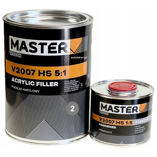 2,5+0,5 nr 1 PODKŁAD MASTER V2007 RAL 7040 szary WYPEŁNIAJĄCY 2185