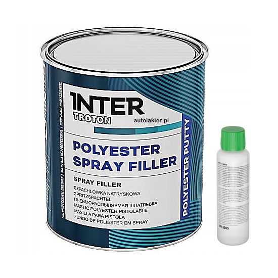 3kg Szpachlówka NATRYSKOWA POLIESTROWA wypełniająca rysy ubytki Troton 300