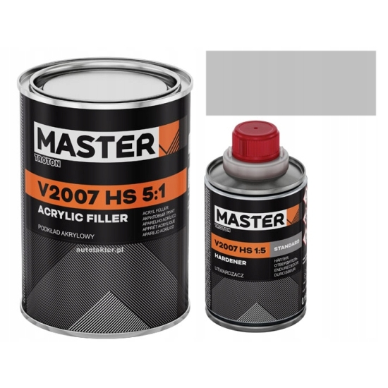 szary nr 1 MASTER V2007 PODKŁAD RAL 7040 0,8 + 0,16 WYPEŁNIAJĄCY 268