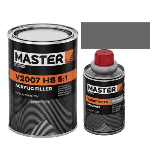 szary nr 1 MASTER V2007 PODKŁAD RAL 7040 0,8 + 0,16 WYPEŁNIAJĄCY 268