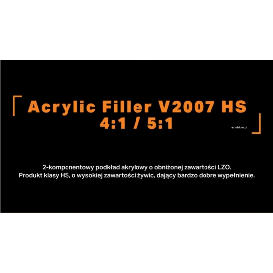 szary nr 1 MASTER V2007 PODKŁAD RAL 7040 0,8 + 0,16 WYPEŁNIAJĄCY 268