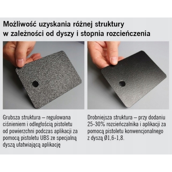 czarny kolor NOVOL COBRA twarda powłoka poliuretanowa ochronna 1597