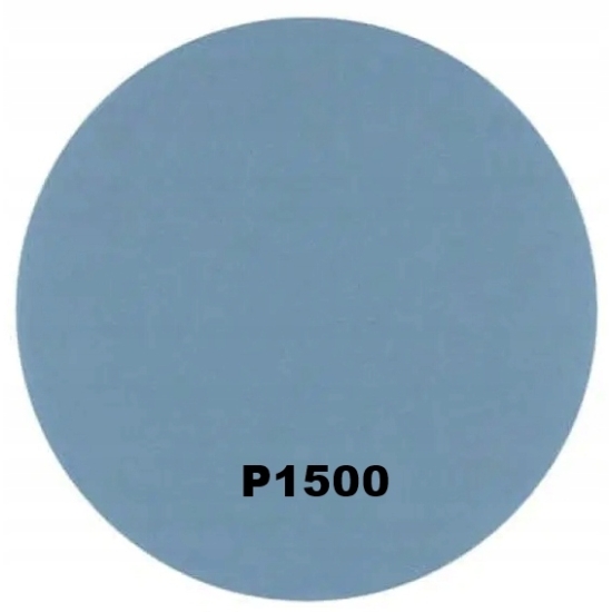 P1500 KRĄŻEK ścierny wodny 150mm na rzep szlifowanie na mokro SMIRDEX 631