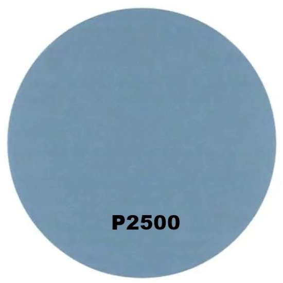 P2500 KRĄŻEK ścierny wodny 150mm na rzep szlifowanie na mokro SMIRDEX 488