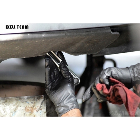 XL Rękawice wzmocniona ODPORNOŚĆ NA ROZCIEŃCZALNIKI 100 szt. MASTER IT 114