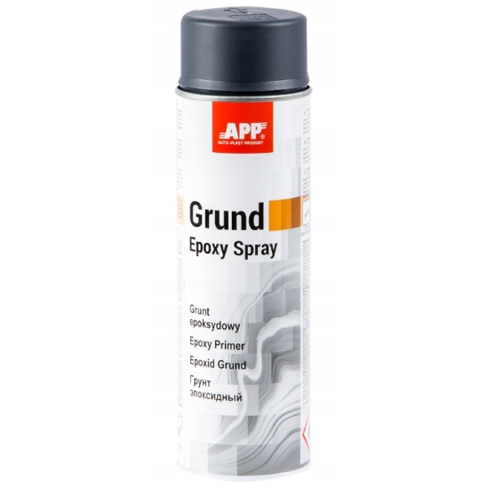 Grunt epoksydowy podkład epoxy spray 500 ml APP ciemnoszary 1345