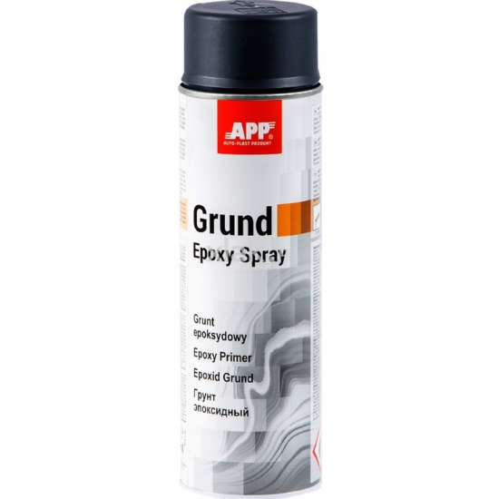 Grunt epoksydowy podkład epoxy spray 500 ml APP ciemnoszary 1345