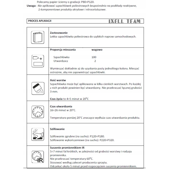 3000ml MASTER Amber Multifunkcyjna szpachlówka 