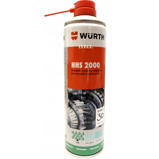 WURTH HHS 2000 smar odporny na wysokie ciśnienie obroty zatarcia 47