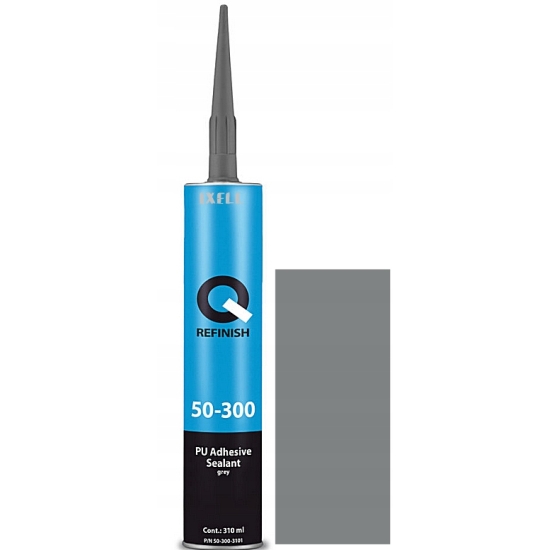 Masa klejąco-uszczelniająca SZARA 50-300 PU poliuretanowa Q-refinish 2166