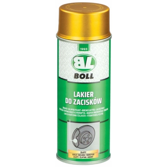 BOLL LAKIER DO ZACISKÓW i tarcz hamulcowych ZŁOTY w połysku, trwały 1485