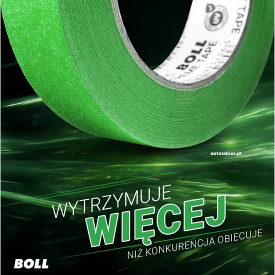 25 mm taśma lakiernicza EXTREME 120°C najwyższa przyczepność BOLL 1163
