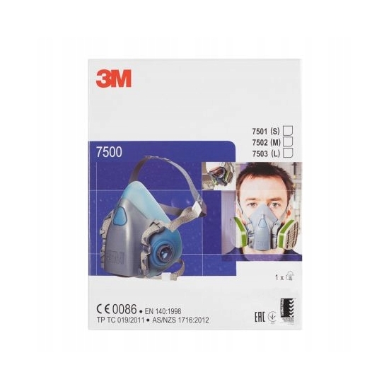 7500 Półmaska 3M 7502 lakiernicza średni rozmiar M oryginalna
