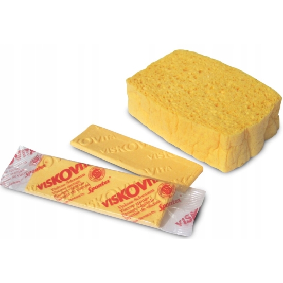 GĄBKA SPRASOWANA ROZPRĘŻNA po zamoczeniu w wodzie DO MYCIA SAMOCHODU 639