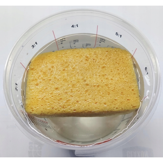 GĄBKA SPRASOWANA ROZPRĘŻNA po zamoczeniu w wodzie DO MYCIA SAMOCHODU 639