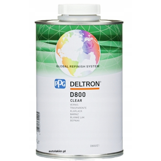 Lakier bezbarwny DELTRON D800 +utwardzacz D802 PPG 299