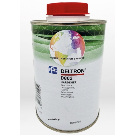 Lakier bezbarwny DELTRON D800 +utwardzacz D802 PPG 299