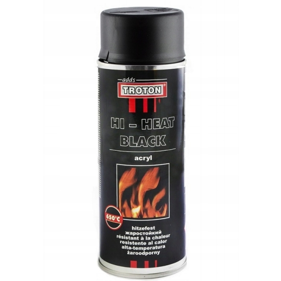 SPRAY ŻAROODPORNY CZARNY TROTON 650 stC 400 ML 322