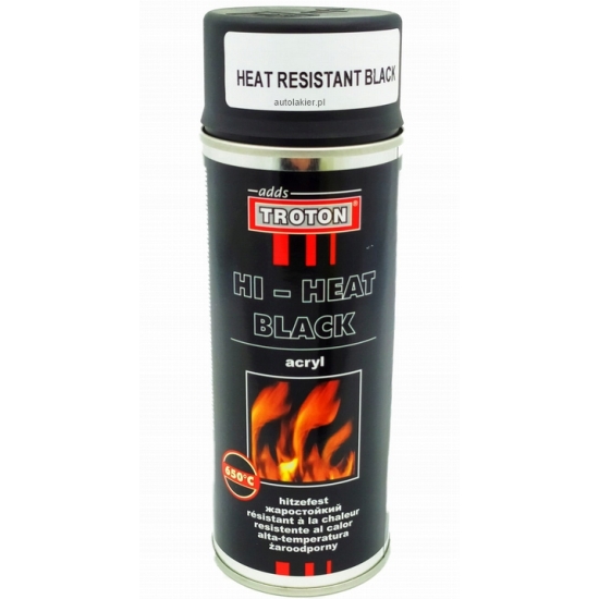 SPRAY ŻAROODPORNY CZARNY TROTON 650 stC 400 ML 322
