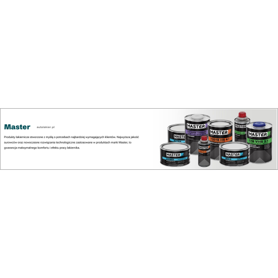 LAKIER BEZBARWNY HS 2:1 New Formula 1 + 0,5 litra MASTER TROTON 503
