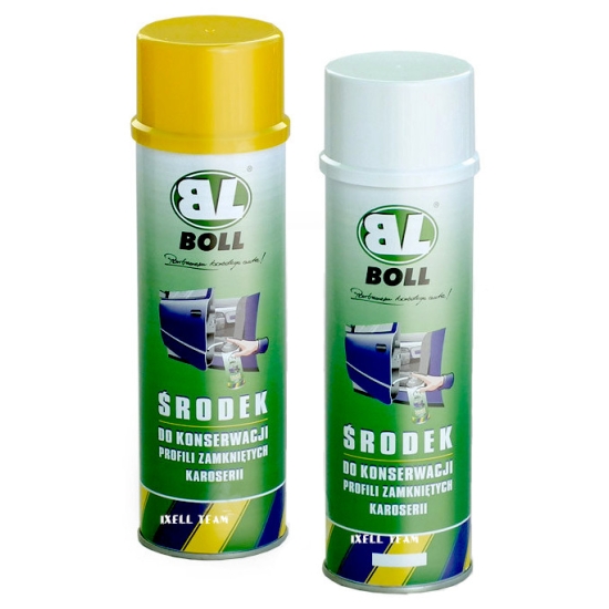 KONSERWACJA PROFILI ZAMKNIĘTYCH Z WĘŻYKIEM biała lub zółta spray BOLL 24