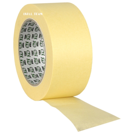 50 mm TAŚMA MASKUJĄCA PAPIEROWA BOLLnie pozostawia kleju, mocno klejąca 99