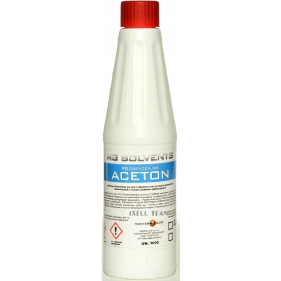 ACETON TECHNICZNY 0,5 L rozcieńczalnik acetonowy CZYSTY - WYSOKA JAKOŚĆ 450