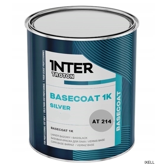LAKIER BAZA SREBRO 214 GRUBE aluminium ciemny KĄT 1 litr 731