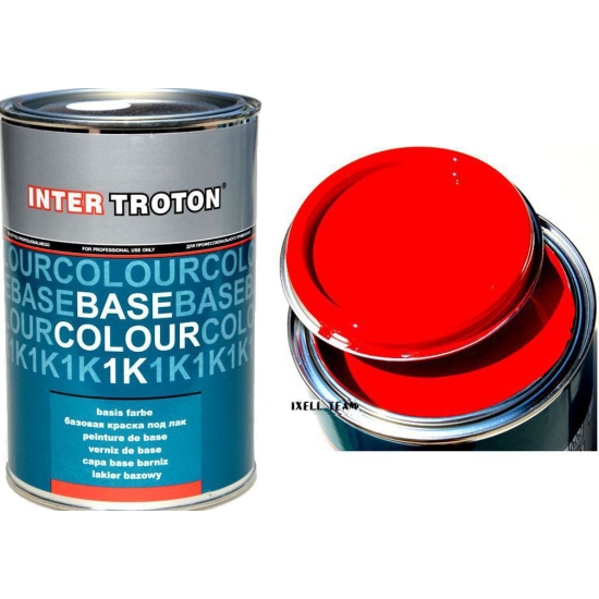LAKIER BAZA DO AUT CZYSTO CZERWONA 1 Litr TROTON bardzo wydajna 734