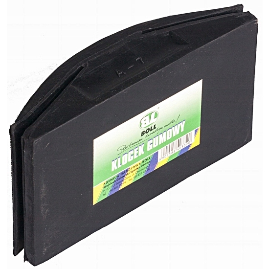 KLOCEK GUMOWY 130x70 mm DO SZLIFOWANIA NA MOKRO, SUCHO elastyczny BOLL 414