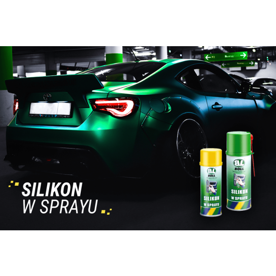 SILIKON DO SMAROWANIA W SPRAYU 200 ml BOLL zamiast brudzących smarów 1183