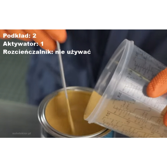 podkład WASH PRIMER 2:1 REAKTYWNY MASTER grunt na różne podłoża 1,2 L 449