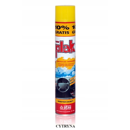 PLAK kokpit zapach WINOGRONOWY 750 ML+10% nabłyszczający ATAS 713