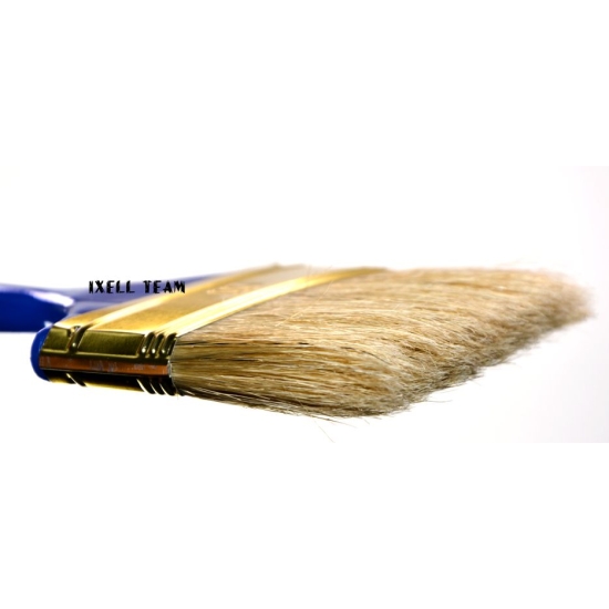 PĘDZEL PŁASKI 100 mm 4``PLASTIK RĄCZKA 200-315 HARDY Kaem 831