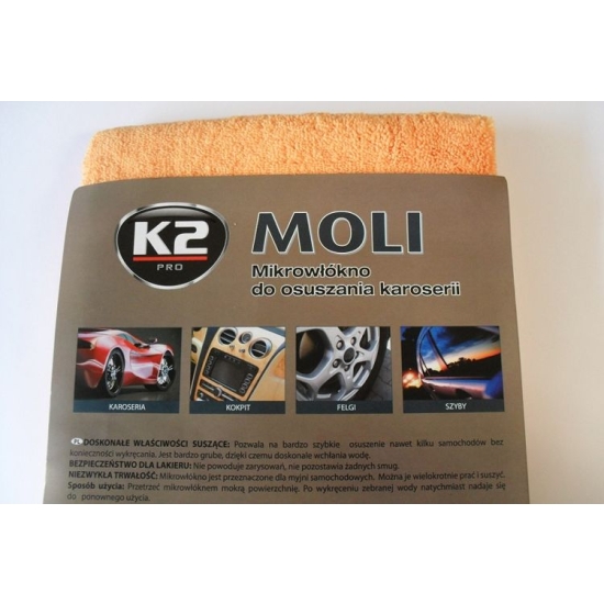 K2 MOLI XXL MIKROFIBRA GRUBA bardzochłonna 400g/m 60x60 cm duży rozmiar 152