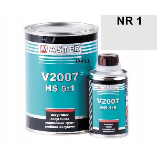MASTER V2007 PODKŁAD jasnoszary 1 WYPEŁNIAJĄCY również mokro na mokro 268