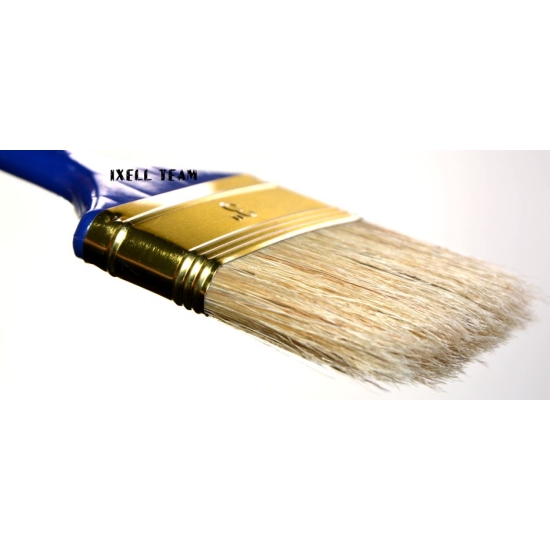 PĘDZEL PŁASKI 75 mm 3``PLASTIK RĄCZKA 200-314 830