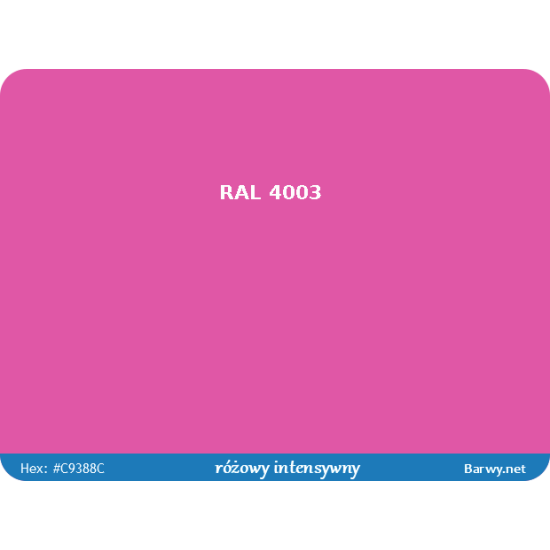 RAL 4003 LAKIER AKRYLOWY RÓŻOWY POŁYSK 400 ml spray AMBRO-SOL