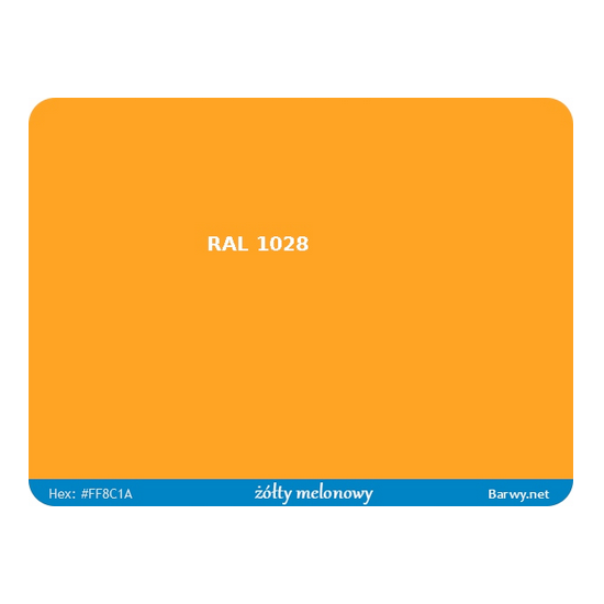 LAKIER AKRYLOWY RAL 1028 MS SR 1,0 L TROTON