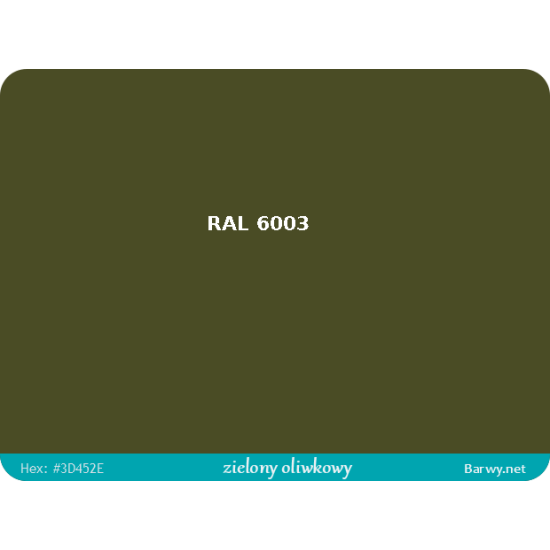 RAL 6003 LAKIER AKRYLOWY CZARNY ZIELONY OLIWKOWY MILITARY 400 ml spray AMBRO-SOL