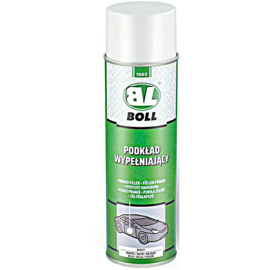 PODKŁAD MOCNO WYPEŁNIAJĄCY BIAŁY spray 500 ml BOLL