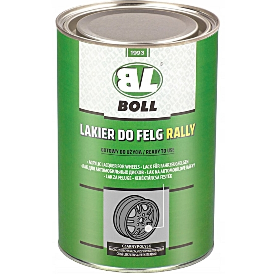 LAKIER DO FELG CZARNY POŁYSK RALLY 1000 ml BOLL